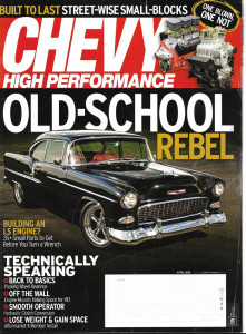 CHEVY HIGH PERFORMANCE 2016 APR - LS BUILD PARTS, HYDRAULIC CLUTCH, BEARINGS